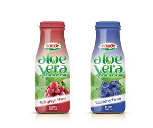 Boisson à l'aloe vera saveur kiwi, bouteille en verre, approvisionnement en gros, marque privée, usine, vente en gros, OEM, export - Product Image 2