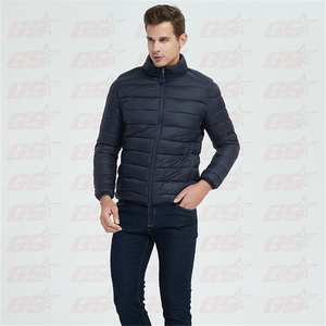 Blouson d'hiver à capuche pour hommes, avec logo personnalisé, rembourré, à la mode, 2020 - Product Image 2