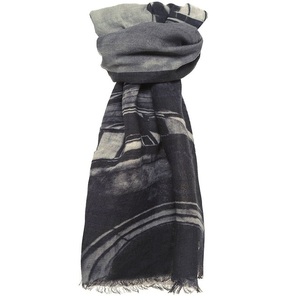 Bufanda larga de Cachemira con estilo para mujer, chal con estampado Digital personalizado, Material de algodón y lana suave para el Departamento musulmán - Product Image 5
