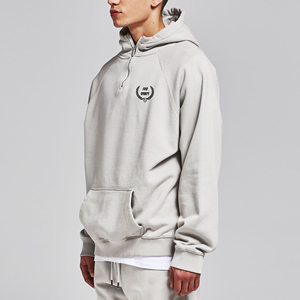 Unisex 450GSM Fleece 1/4 Zip Hoodie Oversized Vintage Boxy Streetwear personalizado bordado peso pesado para invierno a granel hombres Hoodie - Product Image 3