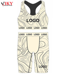 Nueva gran oferta de ropa deportiva para mujer Allover Printed Yoga Wear Sport Bra y Short Set Suit - Product Image 4