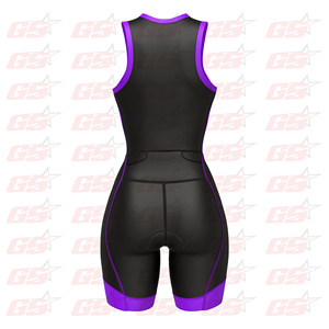 Quick Dry Women Cycling Sleeveless Skin Suit Running Speed Suit Cycling Triathlon - Product Image 4