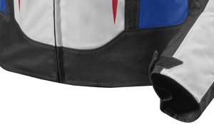 Chaqueta textil de motocicleta APEX III hecha a medida para hombres, la más alta calidad, transpirable y a prueba de viento, opciones de talla grande - Product Image 4