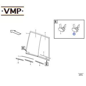 VOE15116581-Poignée pour Excavatrices EW140C, EW205E, EC360C L, EC480D HR, EC700C HR, EC750E L-OEM - Product Image 3