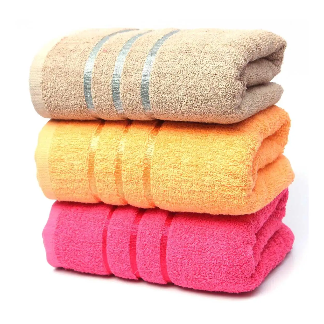 Conjunto de toalha de banho 100% algodão certificado alcance, 6 peças