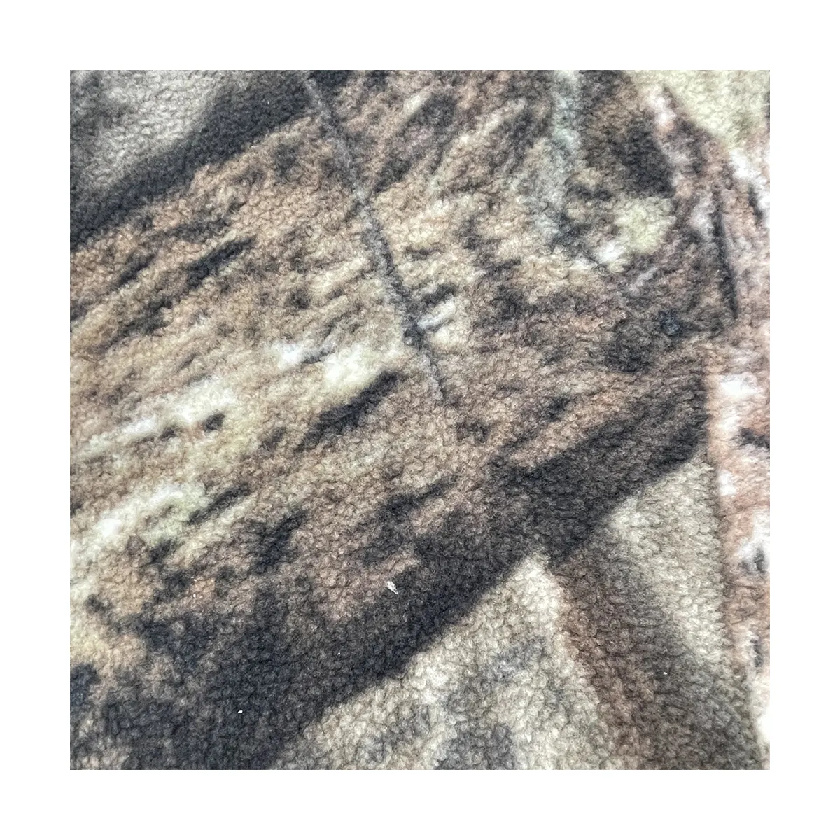 Printed Hunting Winter polyester fleece fabric design hunting camo fabric