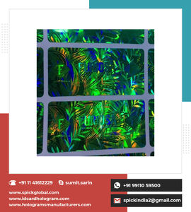 Étiquetage de produit personnalisé à haute adhérence hologramme inviolable autocollant PET authentification visuelle pour les fruits - Product Image 3