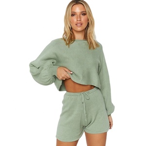 Ropa de verano para mujer, ropa deportiva a la moda, pantalones cortos de cintura alta, pantalones cortos para correr, venta al por mayor - Product Image 1