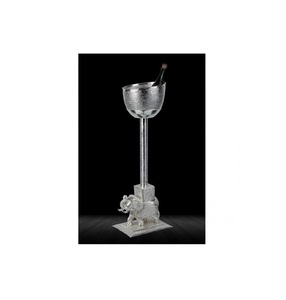 Wholesale Silver Finished Wine Ice Bucket Chiller & Wine Cooler With for Barware Home & Restaurant - Product Image 4