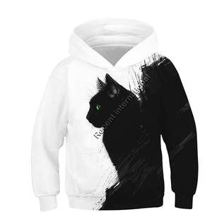 Sweat à capuche personnalisé pour enfants, sublimation, automne, 100% polyester, broderie, impression en relief - Product Image 1
