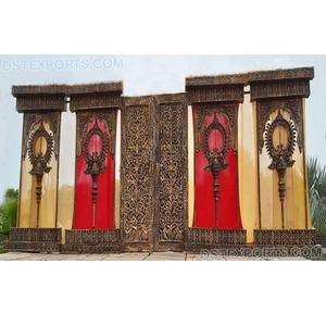 Elegante tema blanco marco trasero de la boda Suiza moderna ventana de la boda marco de fibra EE. UU. elegante tema blanco marco de la boda - Product Image 6