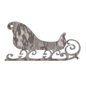 ขายตรงจากโรงงาน ของตกแต่งผนังคริสต์มาสทันสมัย ดีไซน์รถเลื่อนคริสต์มาส ของขวัญ งานศิลปะโลหะตกแต่งผนัง - Product Image 1