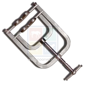 Gunther Gag dentaire en acier inoxydable pour chevaux équins avec sabots - Product Image 1