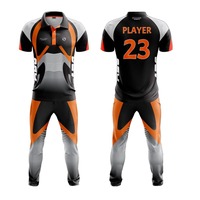 Uniforme de Cricket Personalizado, Conjunto de Camiseta de Cricket Sublimada, Uniforme de Equipo Masculino, Pantalones Blancos, Ropa Deportiva, Fabricante OEM