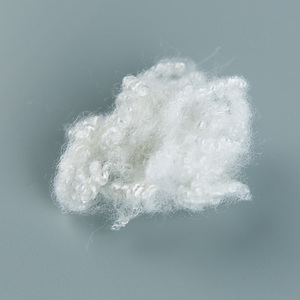 Material de relleno conjugado hueco reciclado de fibra cortada de poliéster recubierta de silicona de alta calidad precio al por mayor - Product Image 1