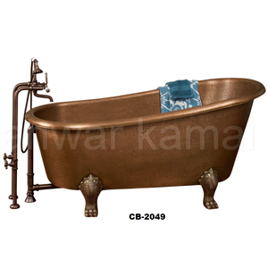 Designer Luxury <b>Claw</b> Foot Antique Finishing Copper Bath Tub - Product Image 1