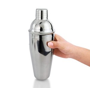 hot selling cocktail shaker boston stainless steel barware copper bar set with gift box barware accessories