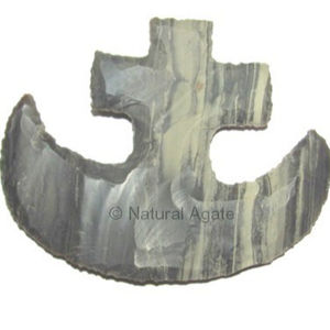 Artesanías de Piedras Semipreciosas, Puntas de Flecha de Ágata Nativa de Estilo Antiguo, Talladas y Grabadas, Arte Folclórico, Decoración del Hogar - Product Image 1