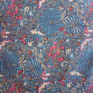 Tissu en coton de coton indien à la main, bloc imprimé à la main, matériau première, pour confection de robes, vente en gros, livraison gratuite - Product Image 3