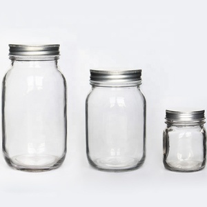 Bocaux Mason en verre à impression personnalisée pour emballage alimentaire de confiture liquide avec qualité de sécurité alimentaire - Product Image 1