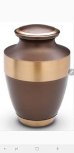 Suministros funerarios de metal para adultos, urna de remolino de cremación púrpura - Product Image 4