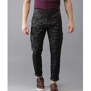 New Arrival Multi Pockets Cargo Pants Plain <b>Elastic</b> <b>Waist</b> Lightweight Breathable Trousers For Men - Product Image 2