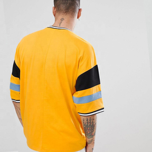 En gros 95% Coton 5% Spandex Ras Du Cou Muscle Fit Sport T-shirt À Séchage Rapide T-shirt - Product Image 4