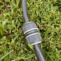 Penyambung Selang Taman ABS Lembut dan Nyaman 13/16/19mm, Konektor Perbaikan Selang 1/2" 5/8" 3/4" untuk Irigasi dan Penyiraman