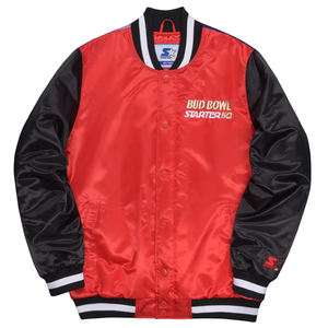 Chaqueta de bombardero de satén para hombre de poliéster 100% personalizada al por mayor OEM estilo universitario moderno ideal para marcas de moda urbana - Product Image 1