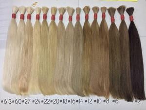 Extensions de cheveux naturels lisses Remy, chevelure brésilienne naturelle, ombrée, Blond miel ombré, tie and dye, couleur délavée, pour femmes - Product Image 6