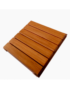 Panel acústico insonorizado de pared y techo de diseño moderno Tiange, chapa de madera laminada para mascotas para sala de auditorio - Product Image 2