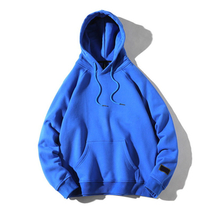 Designer Men's Heavyweight Fleece Winter Casual <b>Hoodie</b> with Embroidered Custom Logo Regular Fit No <b>String</b> - Product Image 1