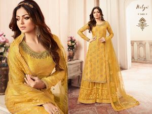 Kembo — Kameez en soie avec des broderies multiples, chef de travail en pierre, Jacquard, point de broderie Zari - Product Image 6