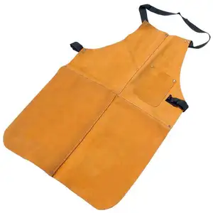 split leather heat resistant high quality aprons