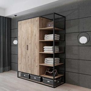 Wardrobe <b>Storage</b> Wardrobe <b>Cabinet</b> Best Fashion Wardrobe Wooden - Product Image 3