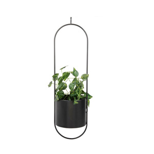 Black Wall Hanging Planter Home Decor on Hot Selling and High Quality - Product Image 1
