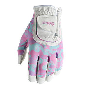 Gants de golf pour la main gauche en cuir PU souple, pleine couleur, respirants, anti-humidité, antidérapants, à doigts entiers, avec logo personnalisé - Product Image 2
