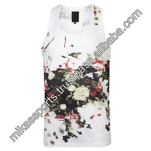 Vente en gros 100% coton sans manches séchage rapide débardeur pour hommes Logo personnalisé impression Fitness Gym sport Stringer Plus Options de taille - Product Image 1