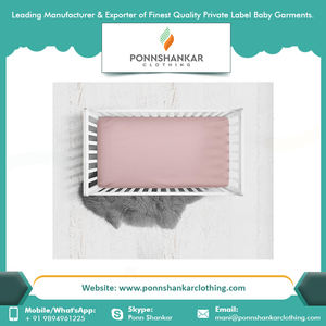 Baby Crib Bedding Sets Baby Girls Crib Sheet from Factory Can Do OEM - Product Image 2