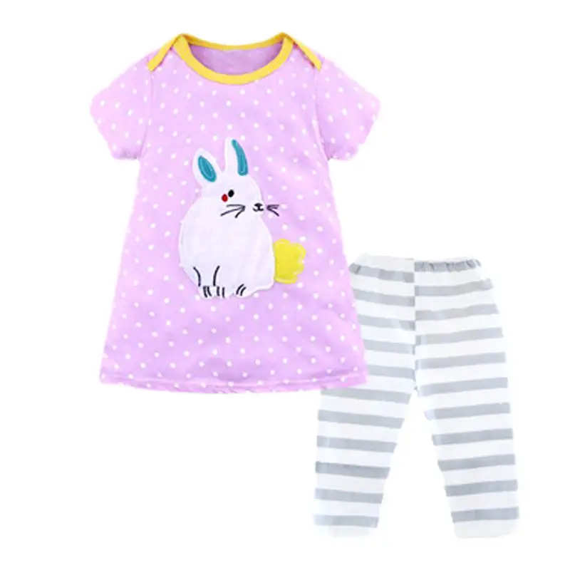 Ensemble de vêtements pour bébés garçon et fille, tenue courte, en coton, avec Logo imprimé, personnalisé, vente en gros,