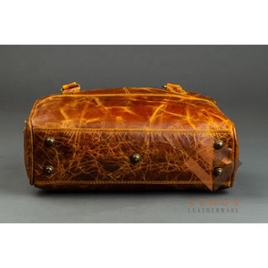 Ladies <b>Tote</b> Handbag Genuine Leather Designer <b>Bags</b> for Women with Zipper Closure - Product Image 4