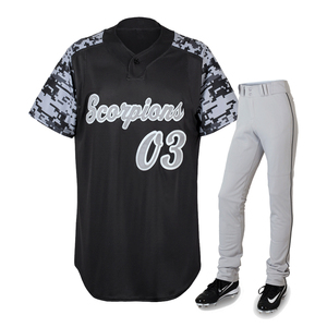 Uniforme de Béisbol Sublimado Transpirable al Mejor Precio, 100% Poliéster, Unisex, Ropa de Equipo de Secado Rápido, Nombre del Equipo Personalizado, Todas las Temporadas - Product Image 3