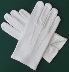 Guantes masónicos blancos masónicos con logotipo bordado en línea Pakistán, 2019,2025 - Product Image 6
