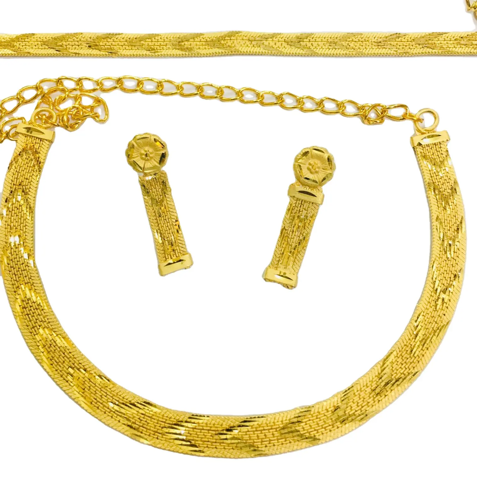 Collares de la India con bolsa Opp para mujer, collares de aleación personalizados, con diseños de cadenas