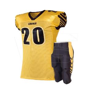 Maillot de football américain unisexe personnalisé sans manches, col en V, maille respirante, 100% polyester, impression sublimée, numéros d'équipe 59 - Product Image 3
