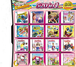 ตลับเกม 520 in 1 สำหรับเครื่องเล่นเกม DS รวมทุกเกมใน 1 สำหรับ Nintendo DS 3DS <span class=keywords><strong>2DS</strong></span> - Product Image 2