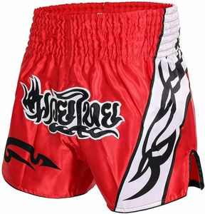 Muay Thai-pantalones cortos 100% poliéster, hechos a medida, Muay Thai, tela satinada de seda - Product Image 1