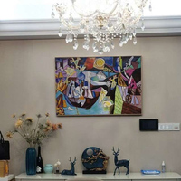 Famosas Reproducciones de Pinturas al Óleo Hechas a Mano sobre Lienzo de Picasso, Arte Abstracto para Decoración de Paredes de Sala de Estar y Hogar