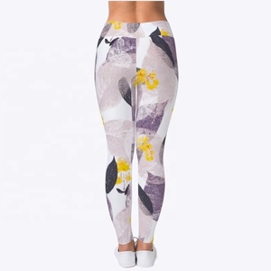 Highly Quality Digital Printed Women's <b>Gymnastic</b> Leggings Custom Design Sublimated Tight Skinny Fit Anti-Bacterial Quick Dry - Product Image 2
