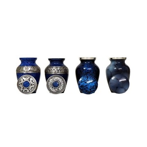 Venta directa Recuerdo para cenizas Precio bajo Urna de recuerdo de metal de alta calidad Mini recuerdo decorativo elegante para cenizas - Product Image 1
